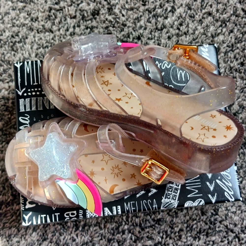 MINI MELISSA Little Girl's Possession II Clear Rainbow Jelly